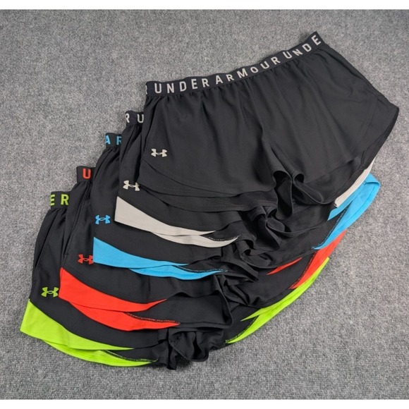 Under Armour Shorts Womens 2XL Athletic Elastic Waist LOT of 5 - Picture 2 of 9